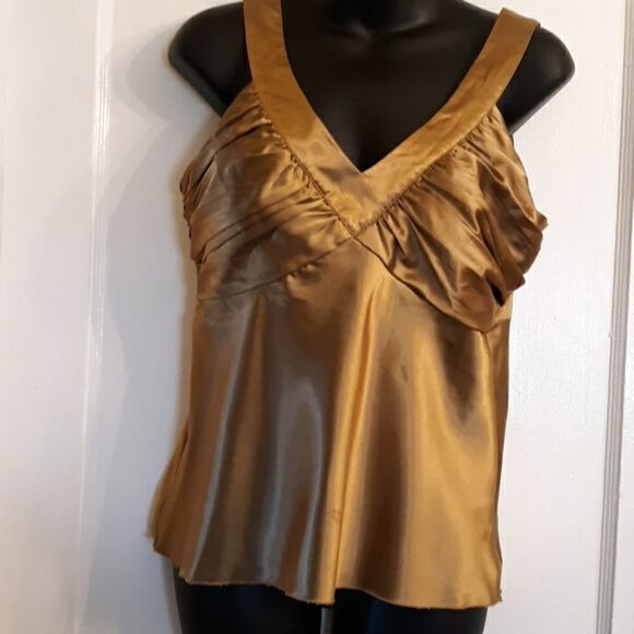 Gold Spenser Jeremy top - Picture 1 of 8